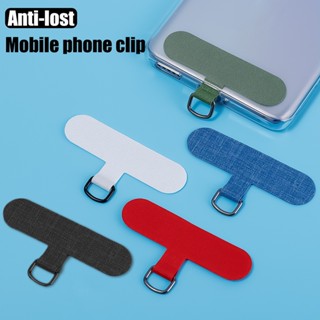 Detachable Nylon Patch Practical Phone Accessories Phones Lanyard Card Gasket Telephone Anti-lost Metal Buckle Universal Smartphone Hanging Strap Clip