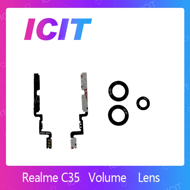 Realme C35 อะไหล่เลนกล้อง กระจกเลนส์กล้อง กระจกกล้องหลัง Camera Lens (ได้1ชิ้นค่ะ) ICIT 2020