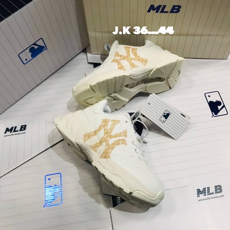 (พร้อมส่ง)แท้💯%มีวิธีตรวจสอบสินค้า พร้อมกล่อง MLB (36…..45)