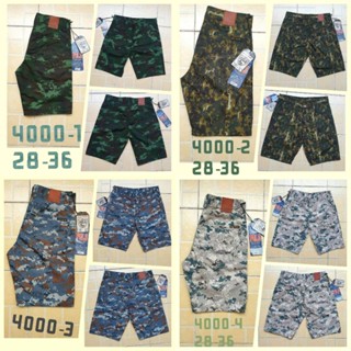 กางเกงขาสั้น ลายทหาร ลายพรางดิจิตอล 6 แบบ PCLC Jeans ไซส์ 28-36