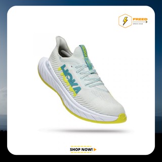 Hoka Carbon X 3 "White Yellow" รุ่น 1123192-BSEP รองเท้าวิ่งผู้ชาย รองเท้าวิ่งมาราธอน รองเท้าวิ่งhoka