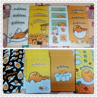 Gudetama Notebook 📒  สมุดจดมีเส้น ไข่ขี้เกียจ A4 A5 A6  🥰[พิเศษแถมปากกา ไข่ขี้เกียจคละลายตามภาพ] 🥰