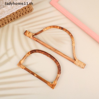 Onelady หูจับไม้ไผ่ แบบแขวน แฮนด์เมด DIY สําหรับทํากระเป๋าถือ ทรงโท้ท