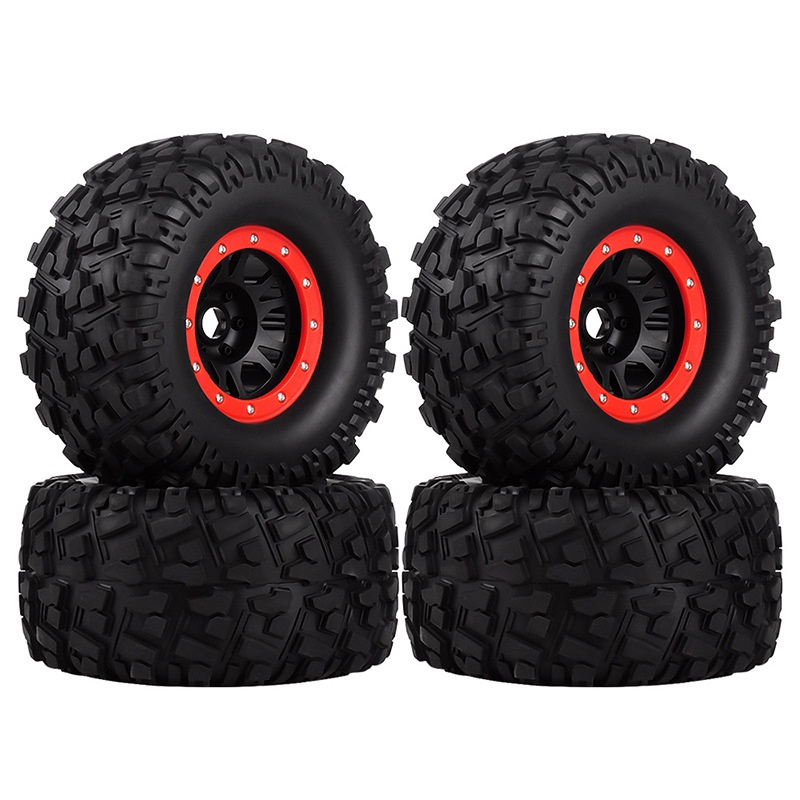 ล้อยางหกเหลี่ยม 166 มม. 17 มม. สําหรับรถบังคับ 1/7 1/8 1/10 TRXS Sledge SUMMIT E-Revo Arrma Mojave K