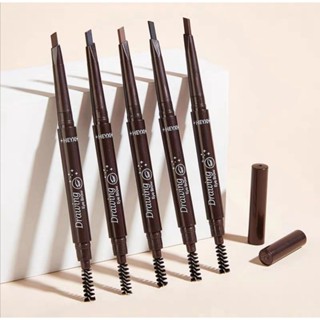 พร้อมส่ง/แท้ ดินสอเขียนคิ้ว Lamaila Eyebrow คิ้วออโต้ แบบหมุนออโต้ กันน้ำ มีแปรงปัดขนคิ้วในตัว สีชัด ติดทนนาน