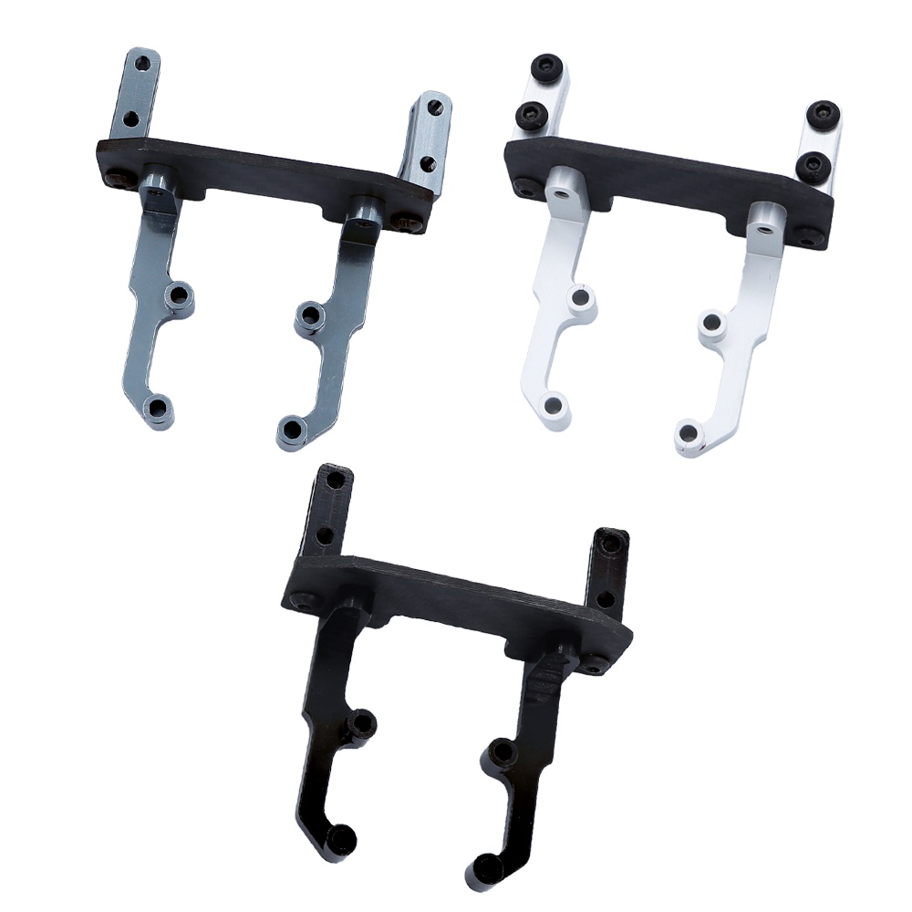 SCX10 โลหะ Servo Bracket Stand Mount พร้อมพวงมาลัย Link Rod สําหรับ 1/10 RC Rock Crawler รถ AXial SC
