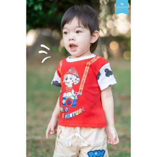 PAW PATROL : PTNYT1001  เสื้อแขนสั้นเด็กลิขสิทธิ์แท้