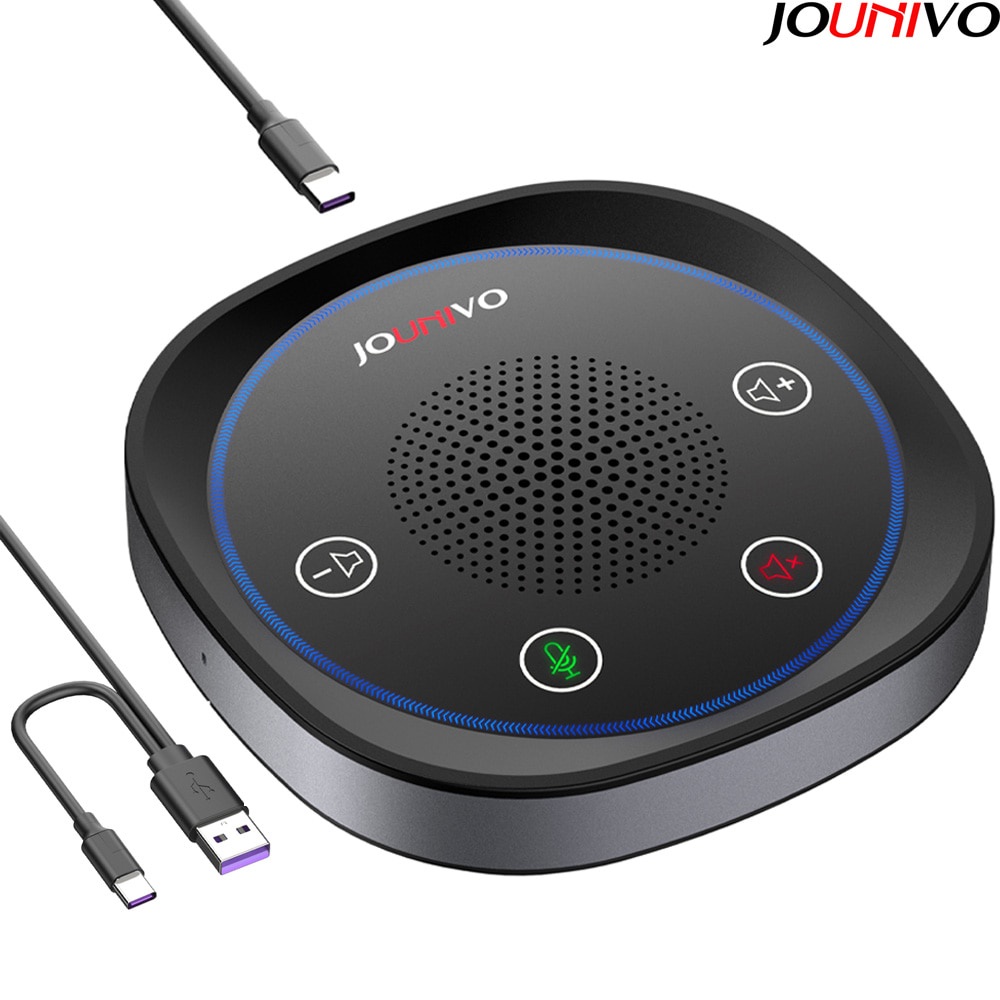 Usb Conference Speaker, Microphone with Speakers, Omnidirection Zoom