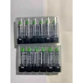 ลิปสติกติทนนาน24ชั่วโมง 1แพค 6แท่งJackelin Vitamin E & Long Lasting แจ็คเกอลิน ลิปเขียว