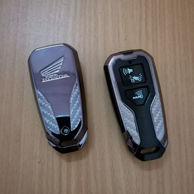 Hitam Nofendi23 สมาร์ทคีย์ฝาครอบระยะไกลสําหรับ Honda PCX/VARIO 160 สีดํา 03512K1ZGBL