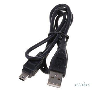 Utakee สายชาร์จ USB ประเภท A ตัวผู้ ต่อ Mini USB 5 ขา B สําหรับ MP3