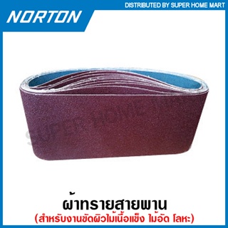 Norton ผ้าทราย สายพาน รุ่น R206 ขนาด 4 นิ้ว x 24 นิ้ว ( ขัดเหล็ก / ขัดไม้ )