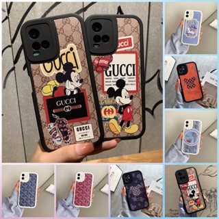 เคสโทรศัพท์หนังนิ่ม ลายแบรนด์แฟชั่น หรูหรา คุณภาพสูง สําหรับ Vivo Y72 5G Y19 Y55 Y75 5G Y52 Y76 5G Y77 5G Y85 V9 D09H