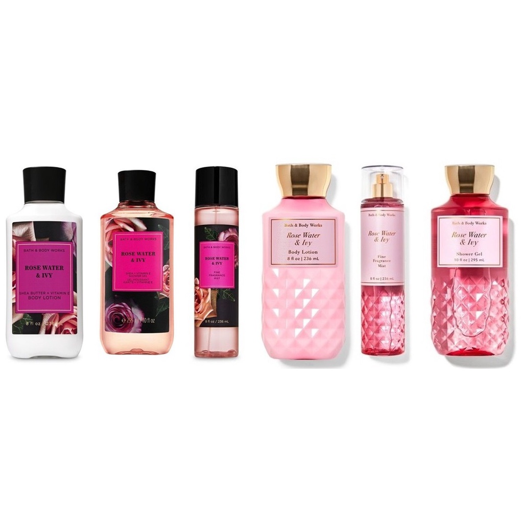 Bath & Body Works กลิ่น Rose Water & Ivy หอมแนวผู้หญิงๆ กลิ่นกุหลาบหอมหรูหรามีคลาส ใหม่แท้ 100% USA
