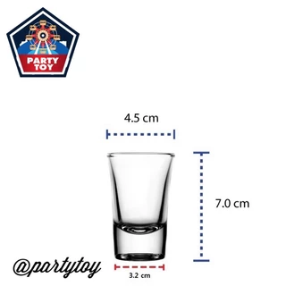 พร้อมส่งจากไทย แก้วช็อต แก้วเป๊ก 12 ใบ Bell shot Glass 1.2ออนส์ 35ml
