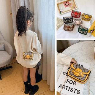 Kids Messenger Bag Womens New Fashion Korean Style Fashionable All-Matching Ins Baby Princess Mini Chain Change Accessory Bag r4c1