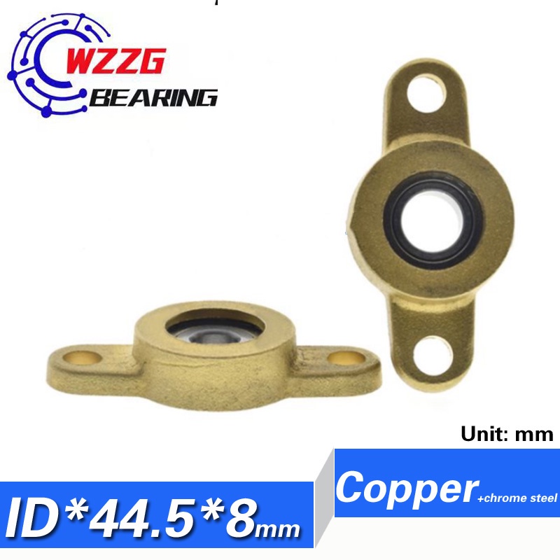 WZZG 2PCS แบริ่งขนาดเล็กทองแดงทั้งหมดพร้อมที่นั่ง พิเศษสําหรับเครื่องพิมพ์ KFL08 3D, STF05 TF06 TF07