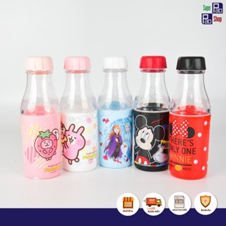 ขวดน้ำ Mickey Minnie Kanahei ขนาด 16oz. ขวดน้ำมีฝาปิด ขวดน้ำพกพา ขวดใส่น้ำ ลายการ์ตูน ไม่เก็บความเย็น ส่งของทุกวัน