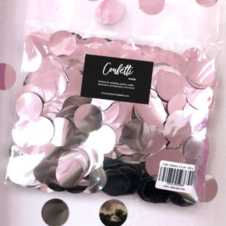 กระดาษโปรย Metallic Confetti - Silver Metallic Round Confetti (Diameter 2.5 CM)