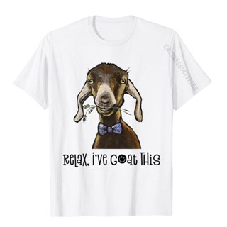 ผ่อนคลายผมแพะนี้เสื้อ Goat เสื้อ,แพะตลกเสื้อผู้ชายสบายเสื้อ Hip Hop Cotton Tops Tees Slim Fit