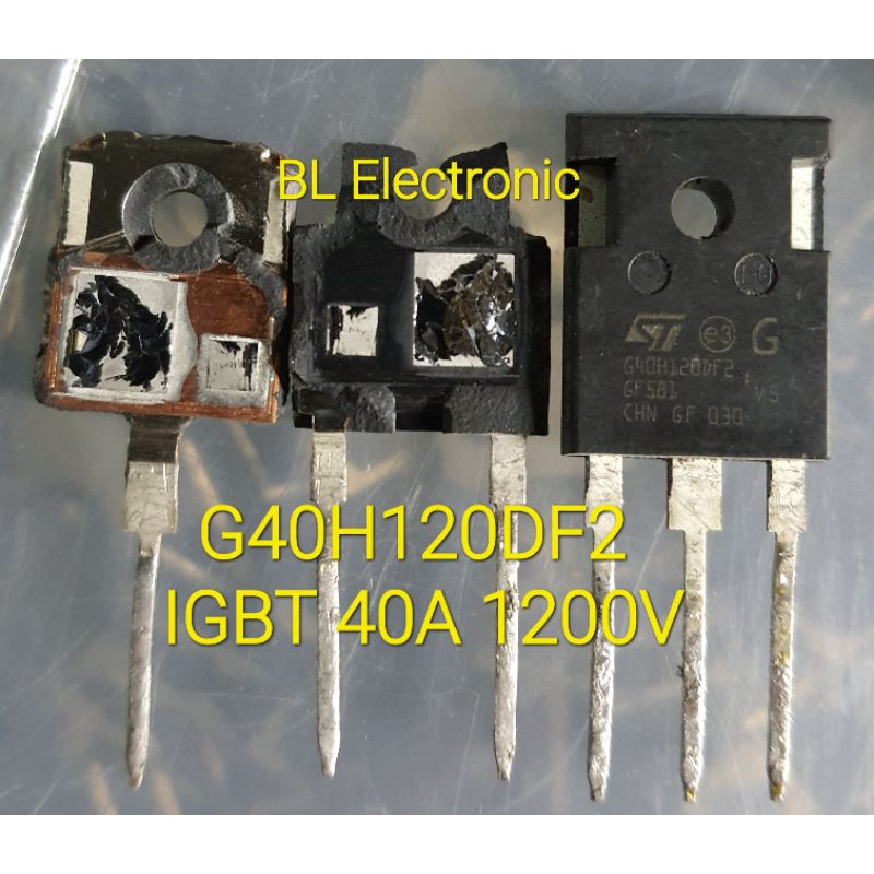 1ชิ้น สินค้าตามปก G40H120DF2  IGBT 40A1200V สำหรับงานซ่อม Switching ตู้เชื่อมอินเวอร์เตอร์(สินค้ามือสอง)