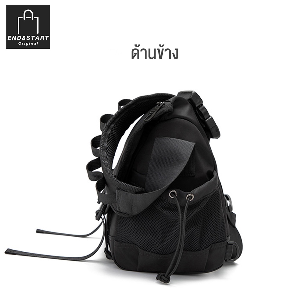 BAGB009 กระเป๋า END&START กระเป๋าสะพายข้าง แฟชั่น ใช้ทำงานได้