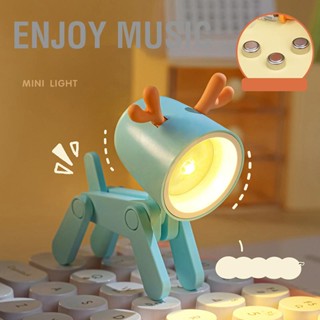 BEnjoy Music โคมไฟตั้งโต๊ะ Led รูปสัตว์เลี้ยงน่ารัก ขนาดเล็ก สําหรับตกแต่ง