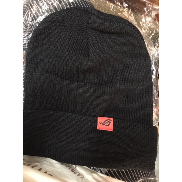 หมวกไหมพรมสีดำ Republic of Gamers Limited Edition