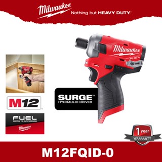 Milwaukee M12FQID สว่านไขควงไร้สาย 12 โวลต์ (แรงบิด 147NM) impact driver