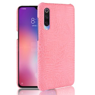 เคสโทรศัพท์มือถือพลาสติกแข็ง ลายหนังจระเข้ แฟชั่น สําหรับ XiaoMi Mi 9 9T 8 Pro SE Lite