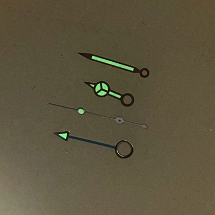 Gmt กลไกนาฬิกาข้อมือ เรืองแสง สีเขียว อุปกรณ์เสริม แบบเปลี่ยน สําหรับ NH34