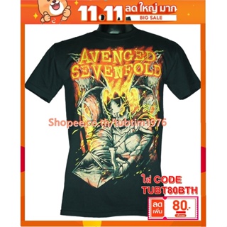 เสื้อวง Avenged Sevenfold เสื้อวงดังๆ วินเทจ เสื้อวินเทจ อะเว็นจด์เซเวนโฟลด์ A7X A7x1375