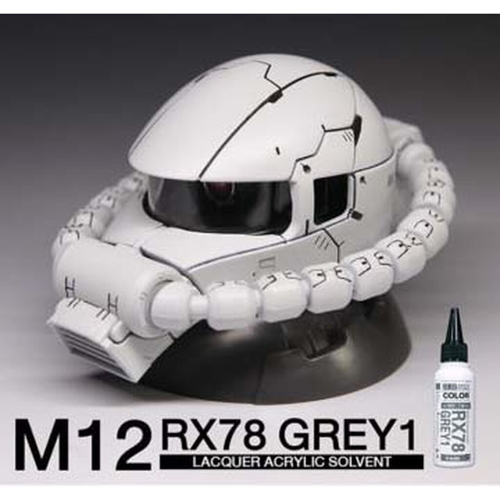 8858878700128 raditz M12 RX78 GREY1 (gloss) 60ml. สีเทา1 RX-78