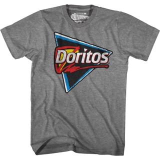Scribble Logo Doritos T-Shirt เสื้อยืดเปล่า เสื้อยืดสีขาว เสื้อยืดถูกๆ เสื้อยืดเท่