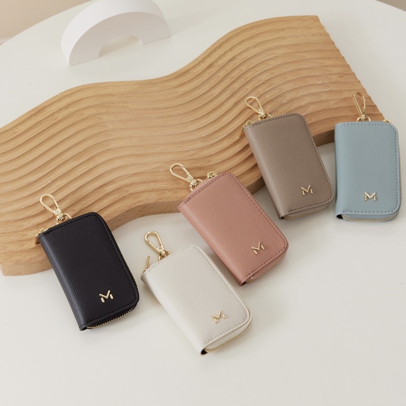 MADAM PEONY กระเป๋าใส่กุญแจหนังวัวแท้ ใส่กุญแจรถ รุ่น KEY CASE