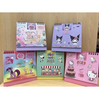 พร้อมส่ง ปฏิทินตั้งโต๊ะ ปฏิทิน 2023ลายการ์ตูนน่ารัก สีสวย (Calendar) 2566