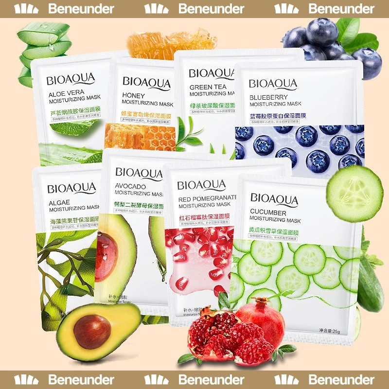 BIOAOUA มาส์กผลไม้ ลดริ้วรอย ผิวหมองคล้ำ ให้ความชุ่มชื้น