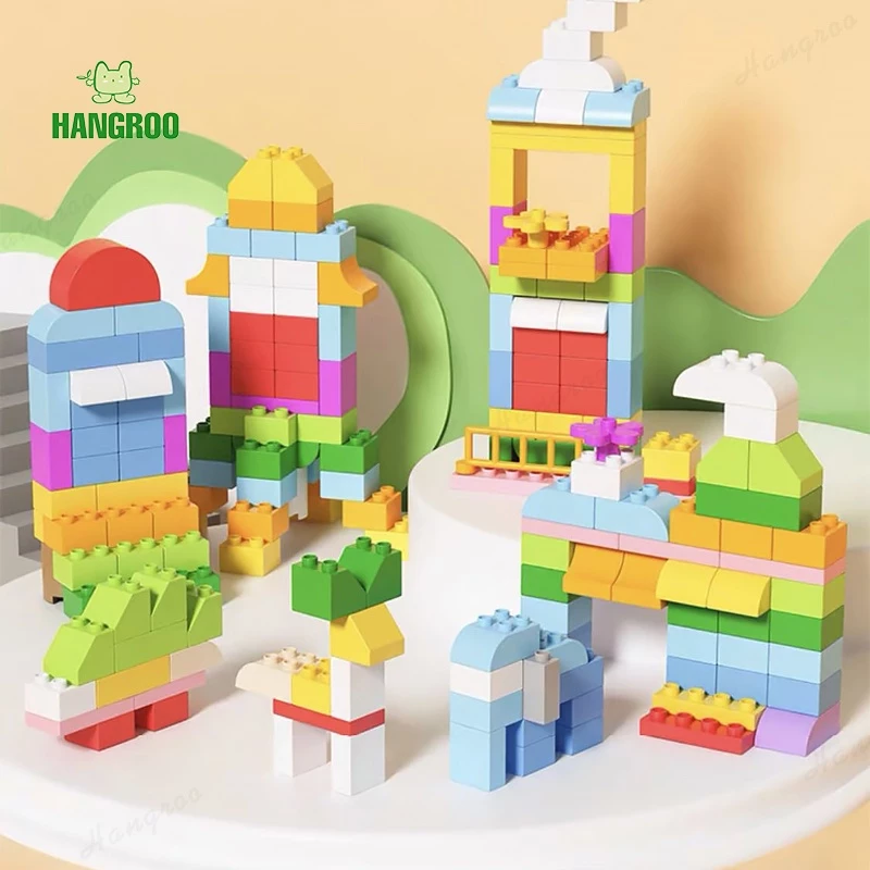 HANGROO ชุดตัวต่อเลโก้ 320 ชิ้น รถไฟมีหัวรถจักร ของเล่นเด็ก thumbnail 3