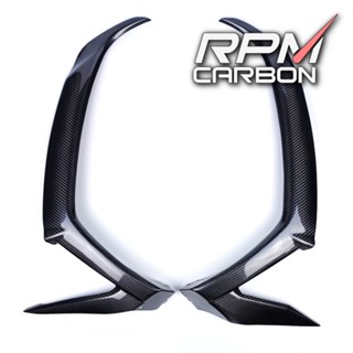 ครีบข้างซ้าย-ขวา คาร์บอน Kawasaki ZX-10R 2011+ Carbon Fiber Side Fairing Edges