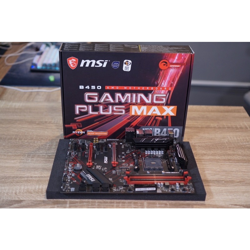 MAINBOARD MSI B450 GAMING PlUS (มือสอง)
