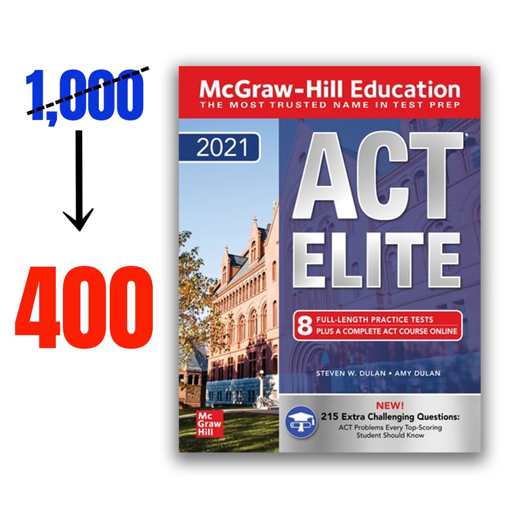 "New" McGraw-Hill Education ACT ELITE 2021