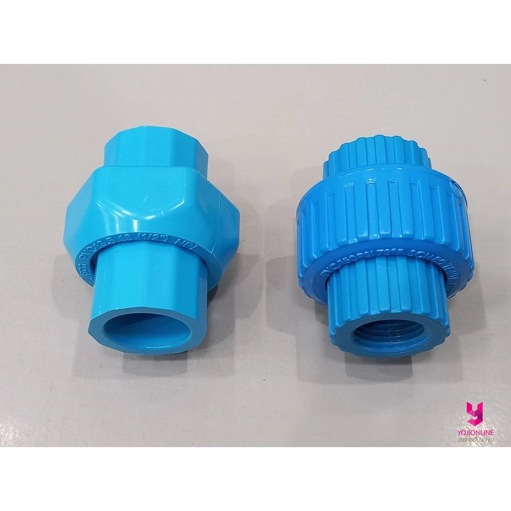YOJI ONLINE ยูเนี่ยนสั้น ข้อต่อยูเนี่ยน 1/2"4 หุน 3/4" 6หุน 1" หนึ่งนิ้ว SCG เกลียว สวม