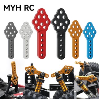 Myhrc โช๊คอัพโลหะอลูมิเนียม ปรับความสูงได้ สําหรับอัพเกรดรถไต่หินบังคับ 1/10 Axial SCX10 90046 90047 D90 D110