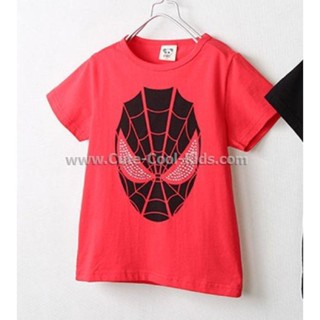 TSB-754 เสื้อยืดเด็กผู้ชาย Spider