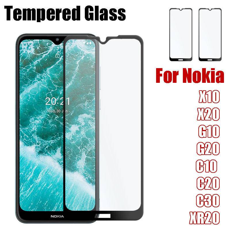 ฟิล์มกระจกนิรภัยกันรอยหน้าจอ สําหรับ Nokia X10 X20 XR20 C30 G10 G20 G300 G50 G200 G11 G21 – โปรปัง