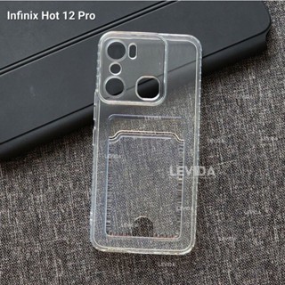 เคสใส พร้อมช่องใส่บัตร สําหรับ Infinix Hot 12 Pro Infinix Hot 12 Pro