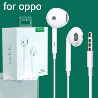 หูฟัง oppo r17 หูฟัง reon รองรับ (โทร เล่นเกม ฟังเพลง) เบสหนัก ใช้ได้กับทุกยี่ห้อ 3.5mm รับประกัน 1 ปี AAA