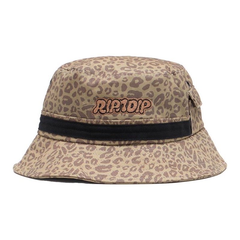 SLUM LTD - RIPNDIP F22 Spotted Boonie Hat Tan