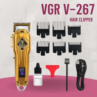 ปัตตาเลื่ยนตัดผมแแบไร้สายVGR-267ปัตตาเลื่ยนตัดผม มีหน้าจอLED