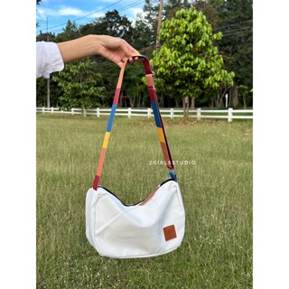 Summer Canvas Bag กระเป๋าผ้าแคนวาสสะพายพาดลำตัว พร้อมส่ง